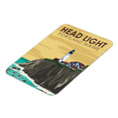 Portland Head Light Maine  Art Magneet (Linkerzijde)