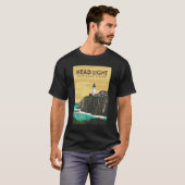 Portland Head Light Maine  Art T-shirt (Voorkant volledig)