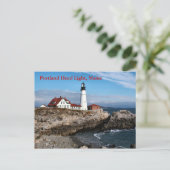 Portland Head Light, Maine Briefkaart (Staand voorkant)