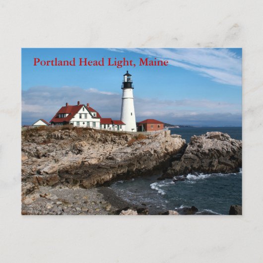 Portland Head Light, Maine Briefkaart (Voorkant)