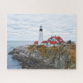 Portland Head Light, Maine Legpuzzel (Horizontaal)