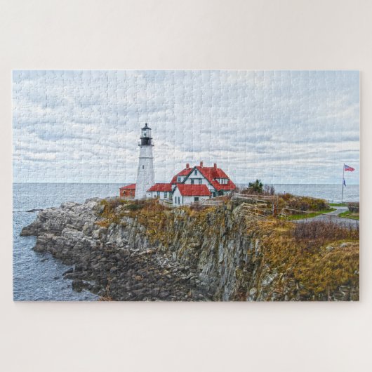 Portland Head Light, Maine Legpuzzel (Horizontaal)