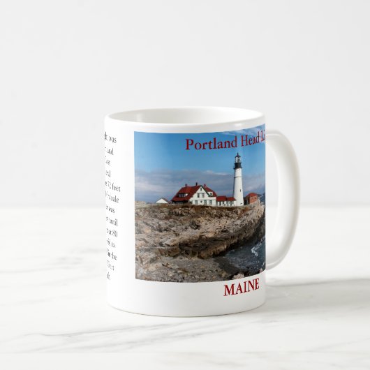 Portland Head Light, Maine mok (Voorkant rechts)