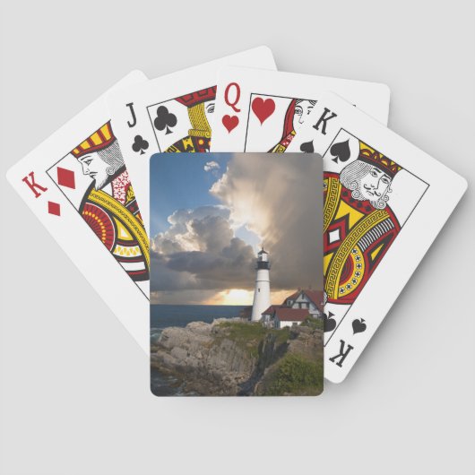Portland Head Light, Maine-speelkaarten Speelkaarten (Achterkant)
