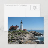 Portland Head Light, Maine, VS. Briefkaart (Voorkant / Achterkant)