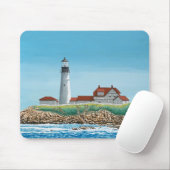 Portland Head Light Muismat (Met muis)