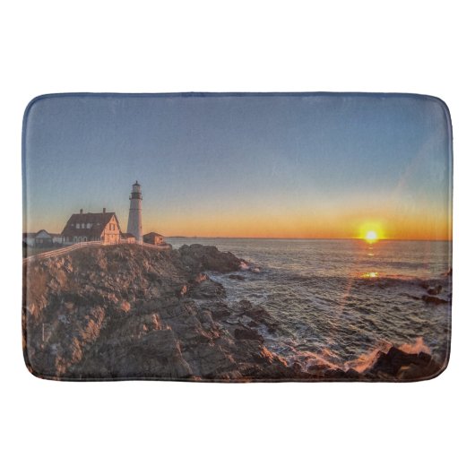 Portland Head Light op Dawn Badmat (Voorkant)