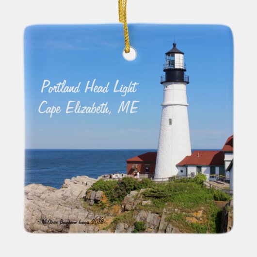 Portland Head Light Ornament (Voorkant)