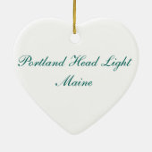 Portland Head Light Ornament (Achterkant)