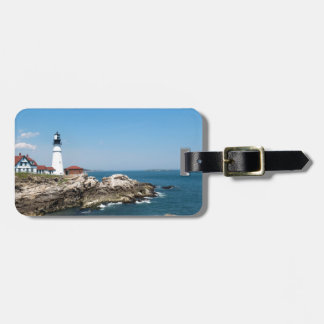 Portland Head Light ovelooking Casco Bay Bagagelabel