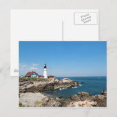 Portland Head Light ovelooking Casco Bay Briefkaart (Voorkant / Achterkant)
