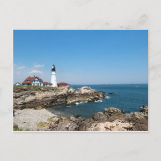 Portland Head Light ovelooking Casco Bay Briefkaart