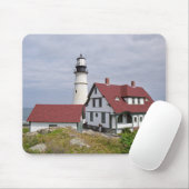 Portland Head Light Portret Mousepad Muismat (Met muis)