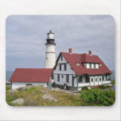 Portland Head Light Portret Mousepad Muismat (Voorkant)