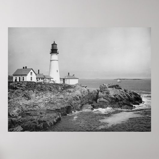 Portland Head Light Poster (Voorkant)