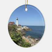 Portland Head Light-sieraad Keramisch Ornament (Links)