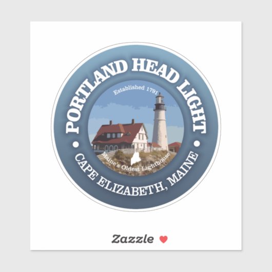 Portland Head Light Sticker (Vel)