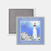 PORTLAND HEAD LIGHT VAN BRIGID O'NEILL HOVEY MAGNEET (Voorkant / Achterkant)