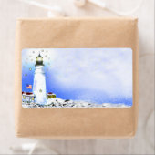 Portland Head Light Verzendlabels Etiket (Insitu)