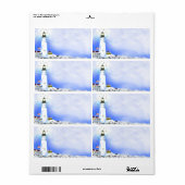Portland Head Light Verzendlabels Etiket (Full Sheet)