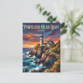 Portland Head Light VS Briefkaart (Staand voorkant)