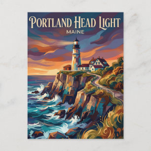 Portland Head Light VS Briefkaart
