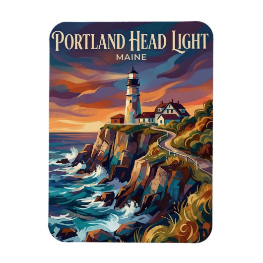 Portland Head Light VS Magneet (Verticaal)