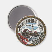 Portland Head Light VS Magneet (Voorkant / Achterkant)