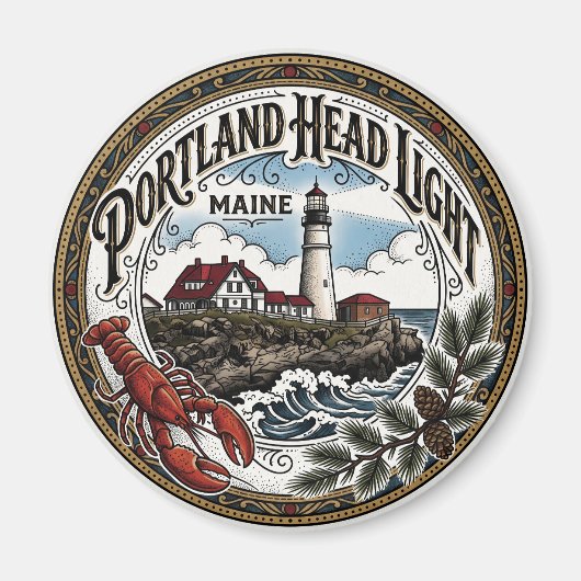 Portland Head Light VS Magneet (Voorkant)