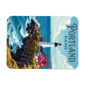 Portland Head Light VS Magneet (Horizontaal)