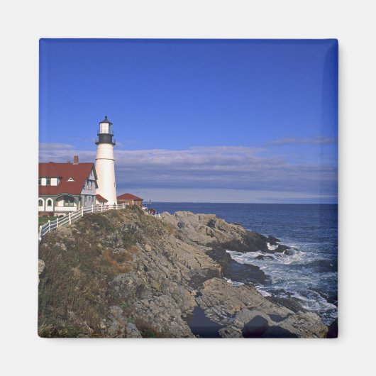 Portland Head Light vuurtoren Maine Magneet (Voorkant)