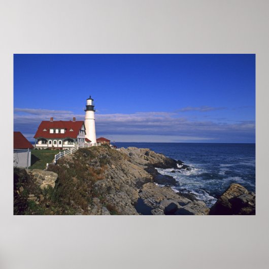 Portland Head Light vuurtoren Maine Poster (Voorkant)