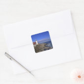 Portland Head Light vuurtoren Maine Vierkante Sticker (Envelop)