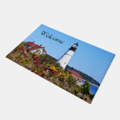 Portland Head Light Welcome Mat (Schuin)