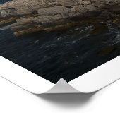 Portland Head Light, Zon door Wolken Poster (Hoek)