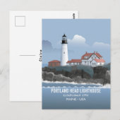 Portland Head Lighthouse Briefkaart (Voorkant / Achterkant)