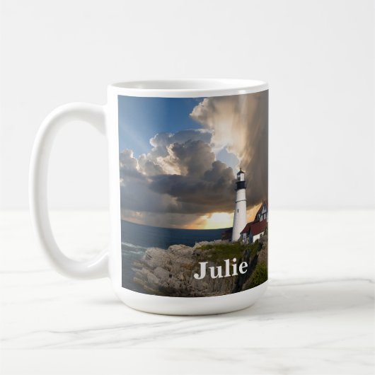 Portland Head Lighthouse en Sunset Mok (Links)