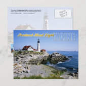Portland Head Lighthouse, Kaap Elizabeth, Maine Briefkaart (Voorkant / Achterkant)