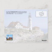 Portland Head Lighthouse, Kaap Elizabeth, Maine Briefkaart (Achterkant)