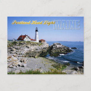 Portland Head Lighthouse, Kaap Elizabeth, Maine Briefkaart