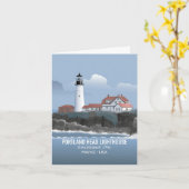 Portland Head Lighthouse Kaart (Gele Bloem)