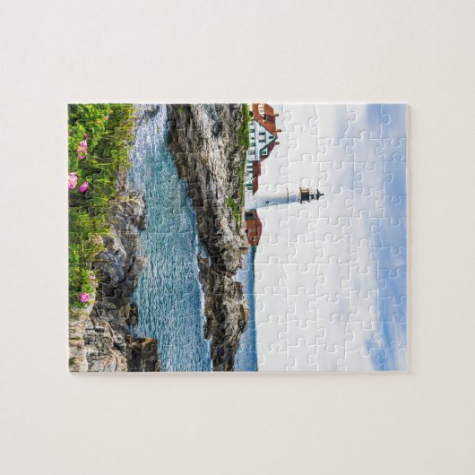 Portland Head Lighthouse. Legpuzzel (Horizontaal)