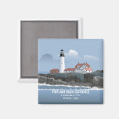 Portland Head Lighthouse Magneet (Voorkant / Achterkant)