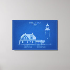 Portland Head Lighthouse - Maine – AD Canvas Afdruk