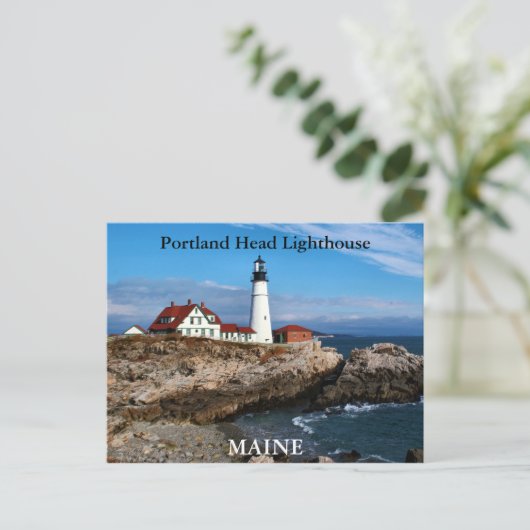 Portland Head Lighthouse, Maine Briefkaart (Staand voorkant)