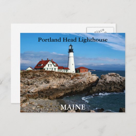Portland Head Lighthouse, Maine Briefkaart (Voorkant / Achterkant)