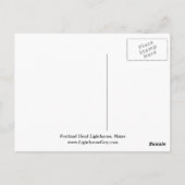 Portland Head Lighthouse, Maine Briefkaart (Achterkant)