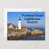 Portland Head Lighthouse, Maine Briefkaart (Voorkant / Achterkant)