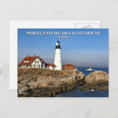 Portland Head Lighthouse, Maine Briefkaart (Voorkant / Achterkant)