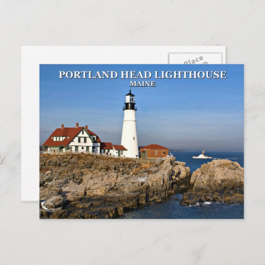 Portland Head Lighthouse, Maine Briefkaart (Voorkant / Achterkant)